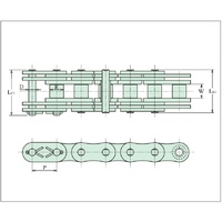 16B--1DC Zexus Double Capacity Chain  per FT Pack Size 10FT