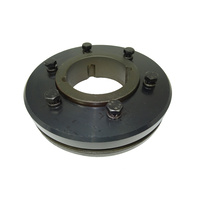 F140F Tyre Coupling Flange Taper Fit F Flange to suit  3525 bush - F Flange bush goes in from Front or inside