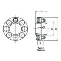  MCT-042 Complete Coupling Taper Bore